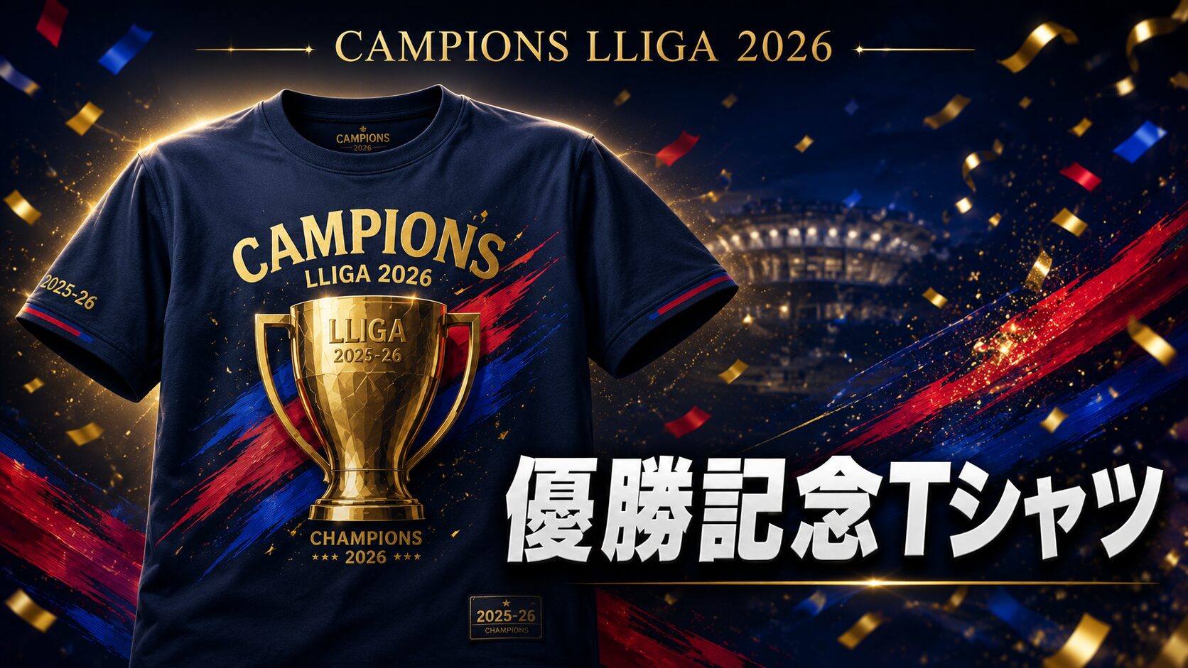 バルサ2026優勝記念Tシャツ公式を買う方法 – FCバルセロナ専門ブログ 