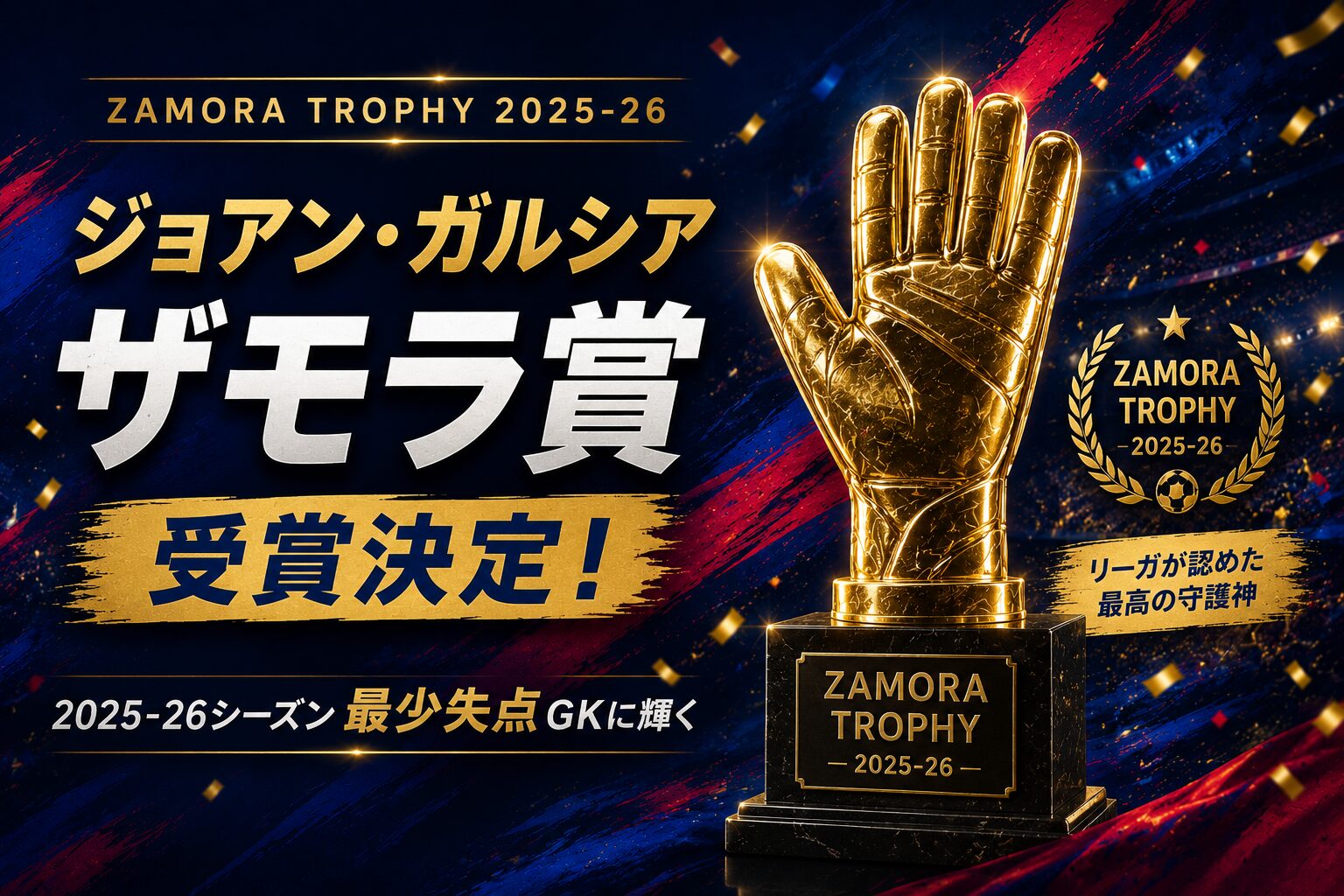 ジョアン・ガルシア サモラ賞2025-26受賞