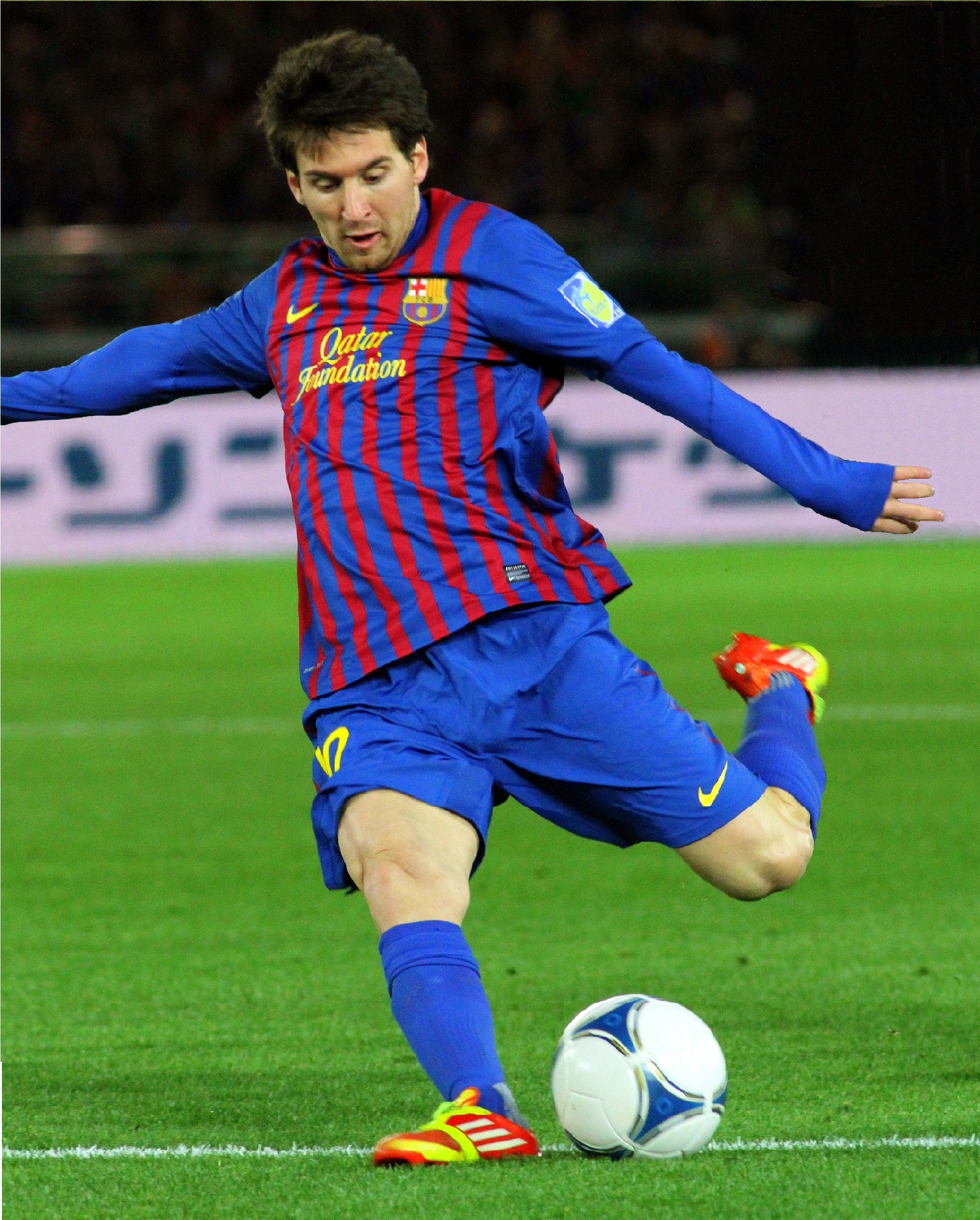 メッシ Qatar Foundation ジャージ着用 2011年FIFA Club World Cup