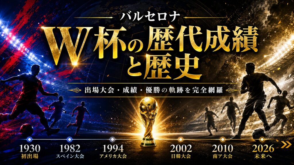 バルサとW杯の歴史