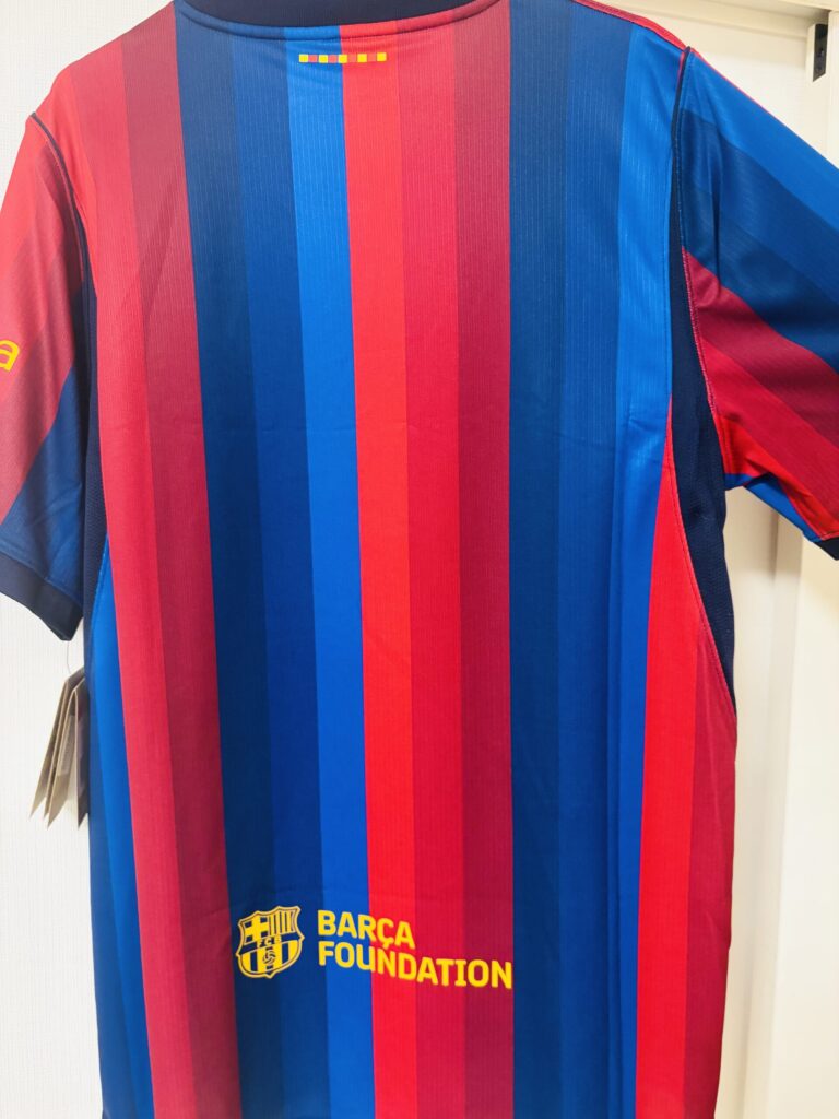 2026-27バルサ新ファースト(レプリカ)背面